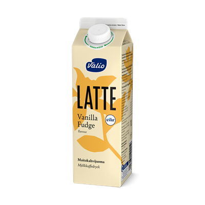 Valio Latte vanilla fudge maitokahvijuoma 1 l laktoositon