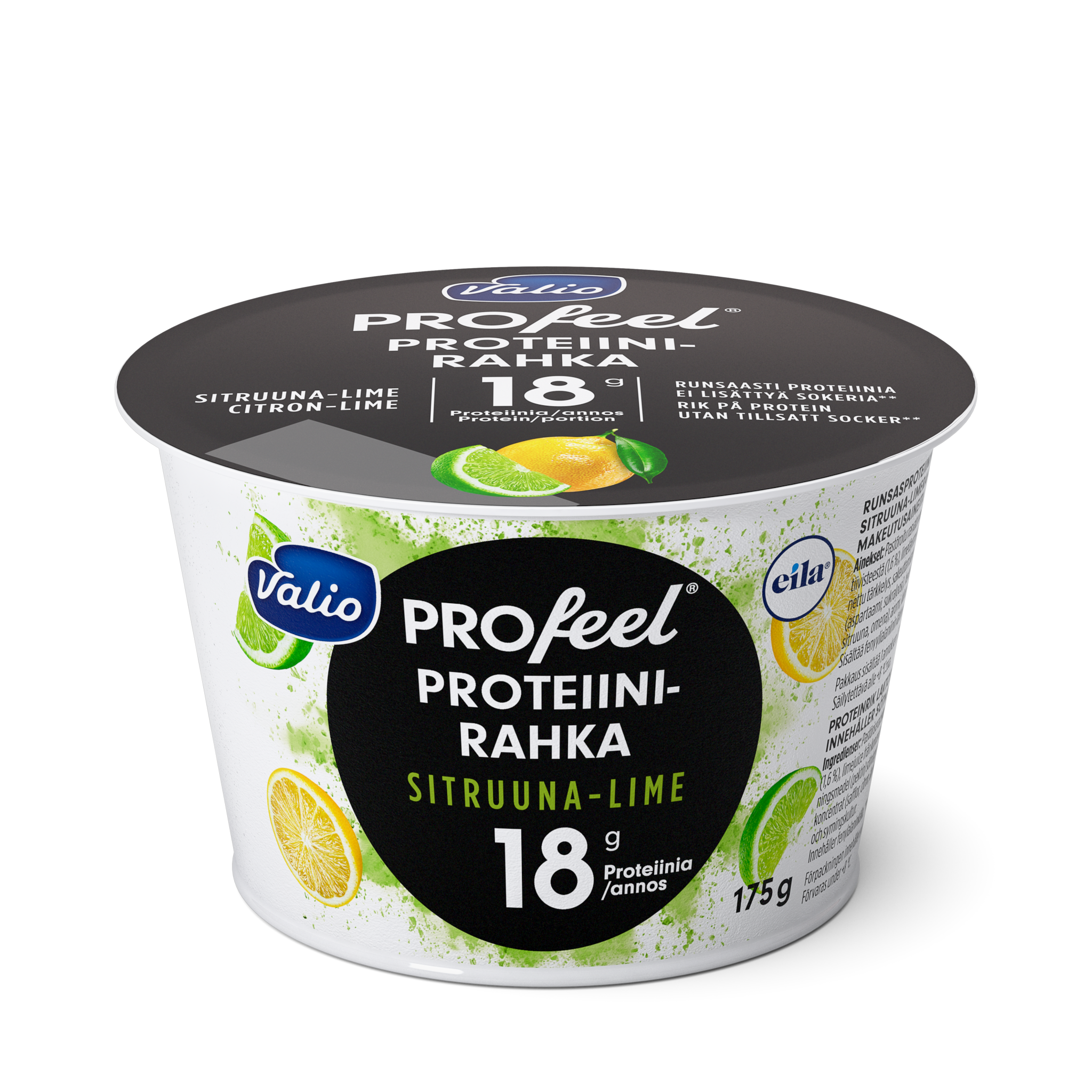 Valio PROfeel Proteiinirahka Sitruuna lime Sokeroimaton Valio