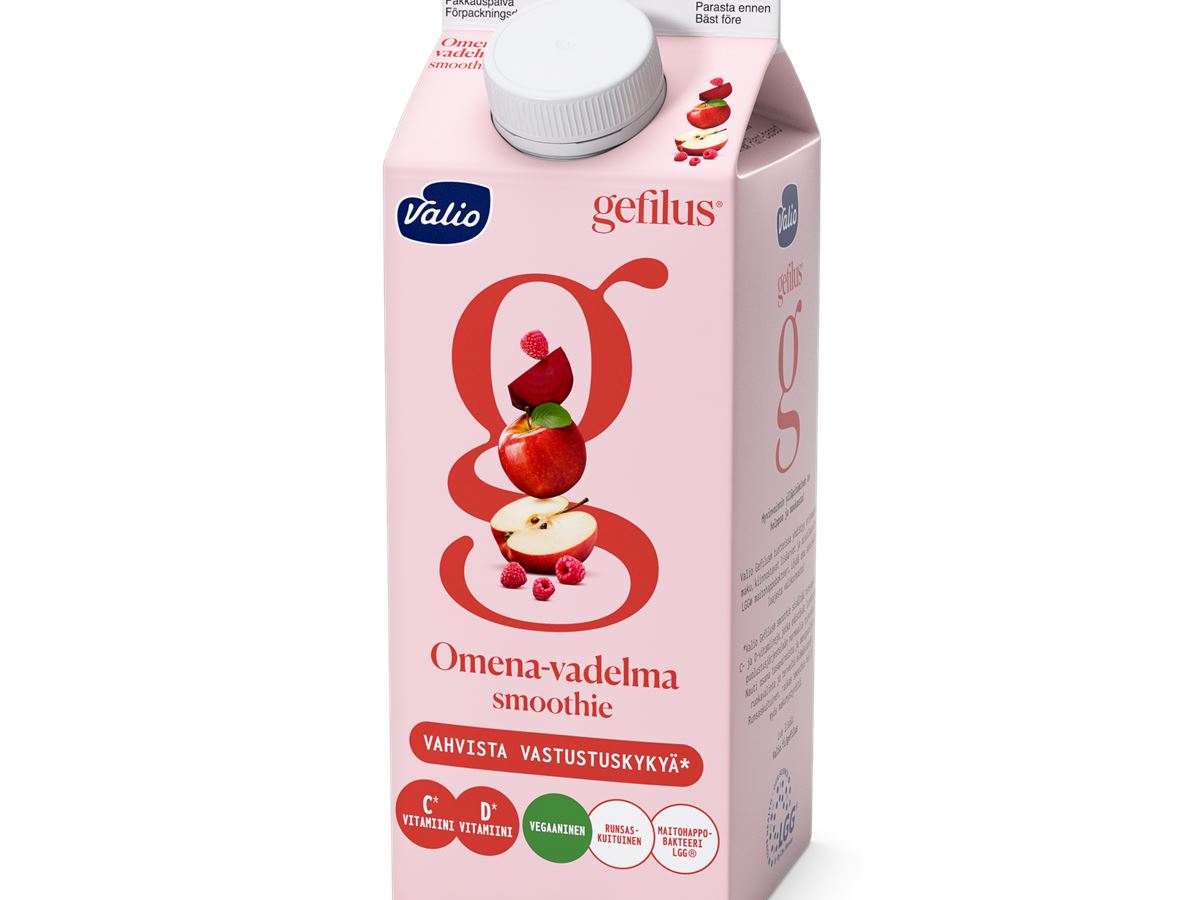 Valio Gefilus® smoothie omena-vadelma | Valio