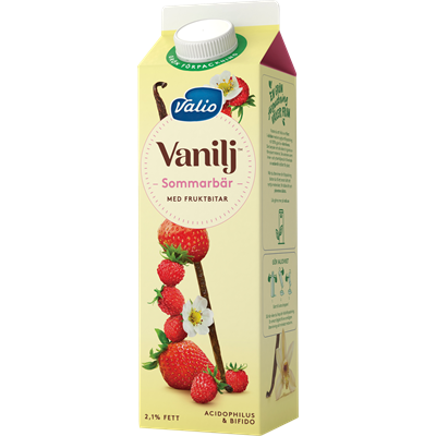Valio Vanilj™ yoghurt sommarbär 1000 g