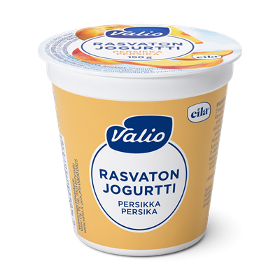 Valio jogurtti 150 g rasvaton persikka laktoositon (ammattikeittiöille)